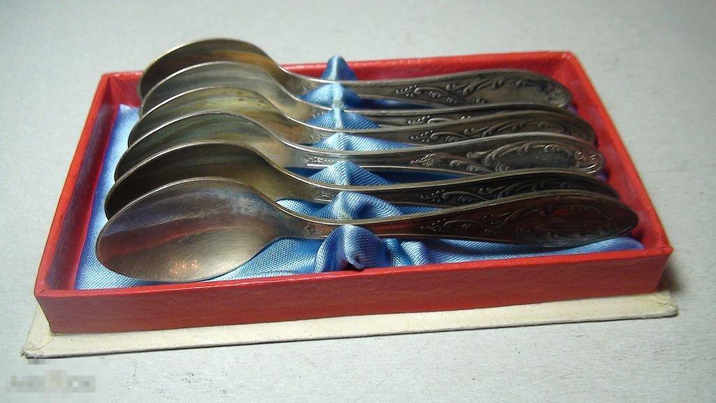 Кофейные ложки 11 см мельхиор