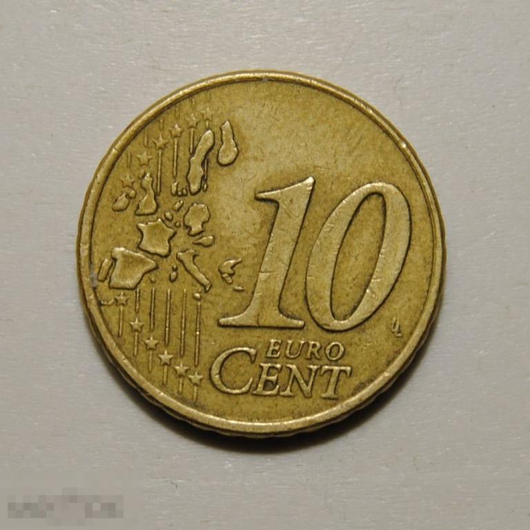 10 евро центов 2002 года Греция