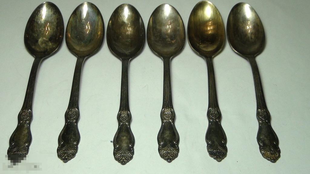 Чайные ложки  мельхиор  144