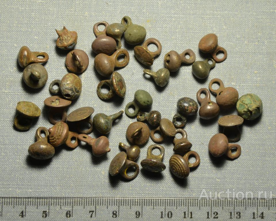 Лот из 37 пуговиц-гирек №2