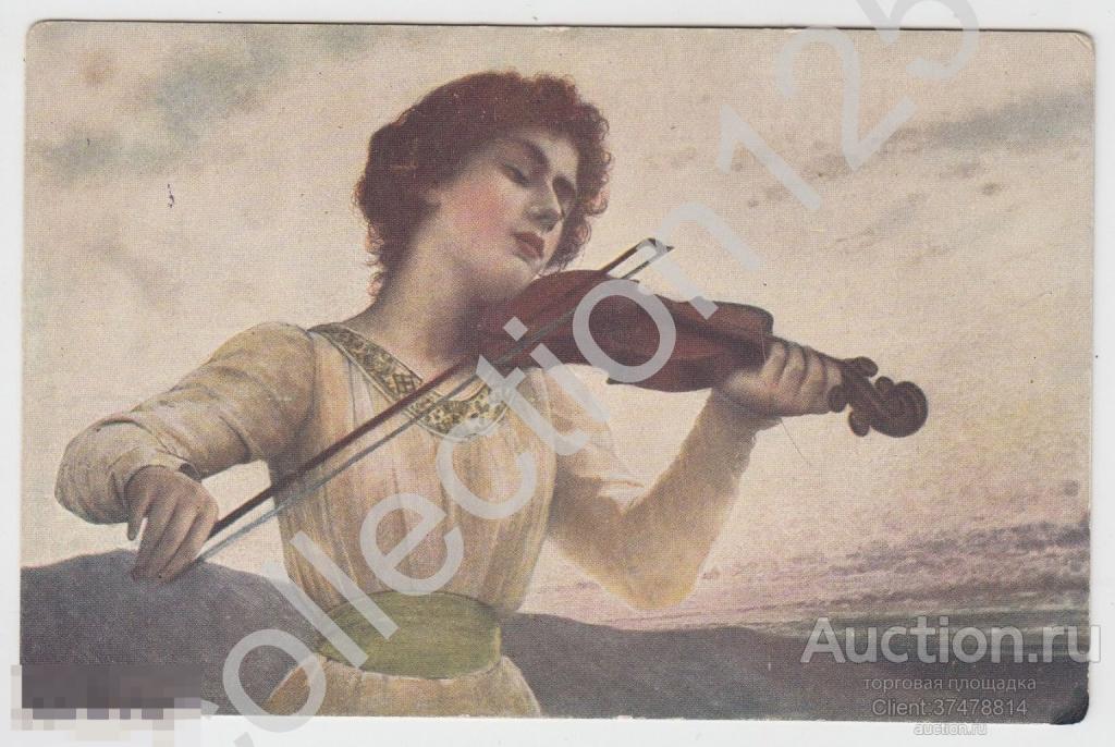 Вечерняя прелюдия. Скрипка скрипач. Савини. Издание Ришар №352.