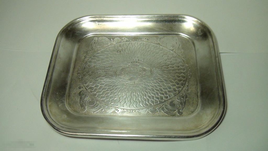 Поднос  мельхиор , Кольчугино 2