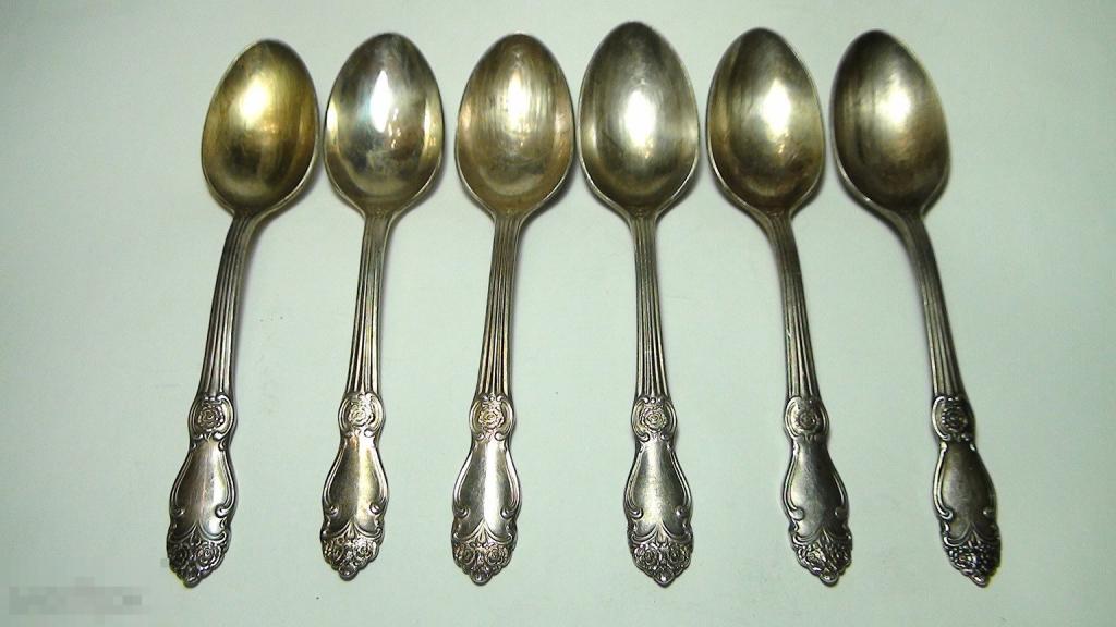 Чайные ложки мельхиор 108