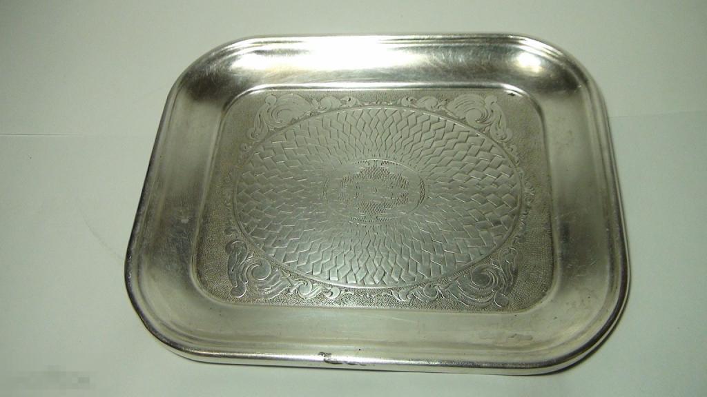 Поднос  мельхиор , Кольчугино 3