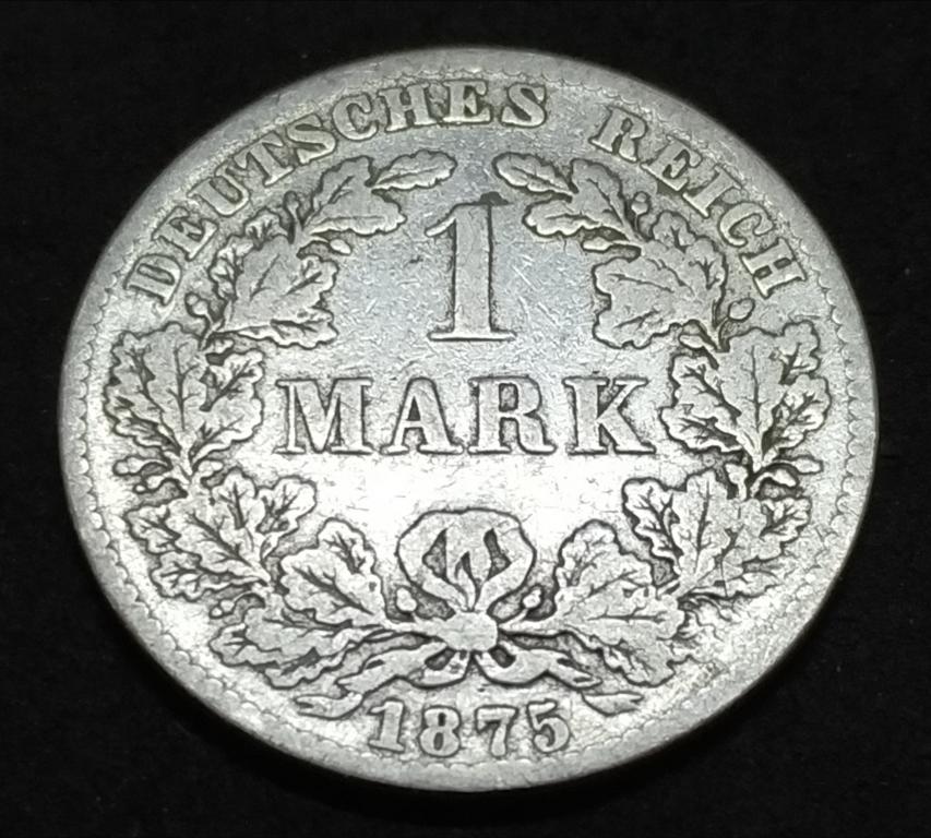 1 марка 1875 Германия