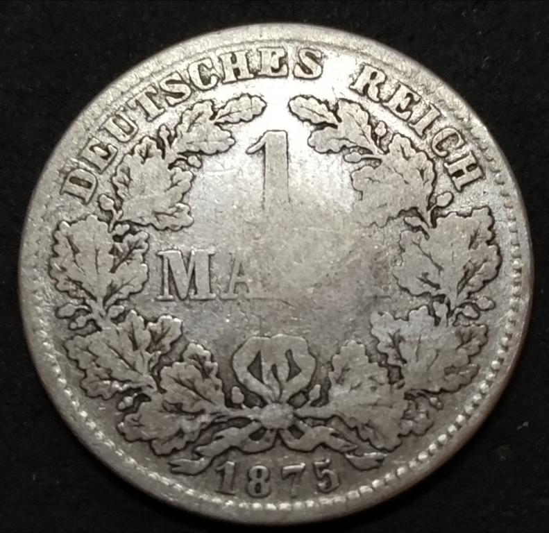 1 марка 1875 Германия
