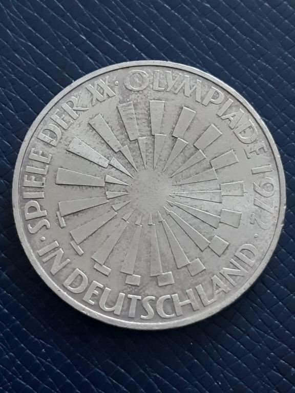 Германия 10 марок 1972 КМ 130