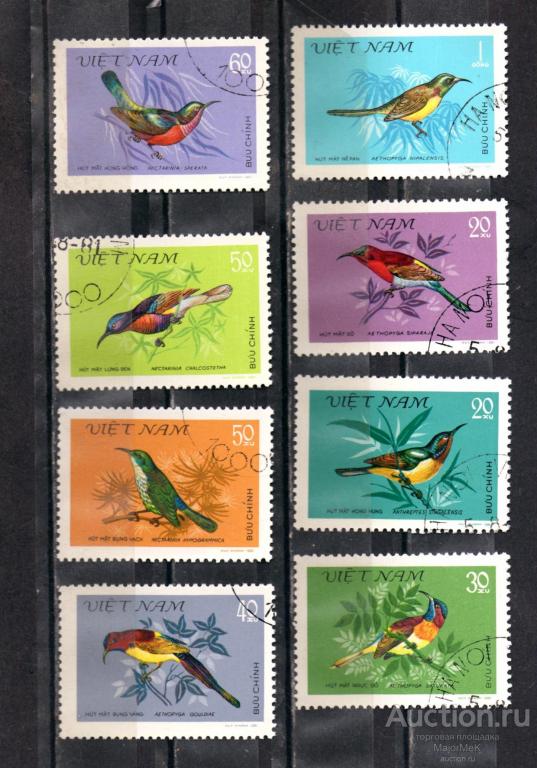 Вьетнам 1981 Птицы Серия гаш