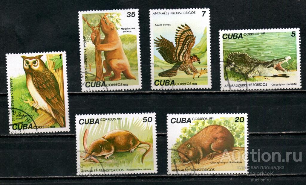 Куба 1982  Фауна  серия  гаш