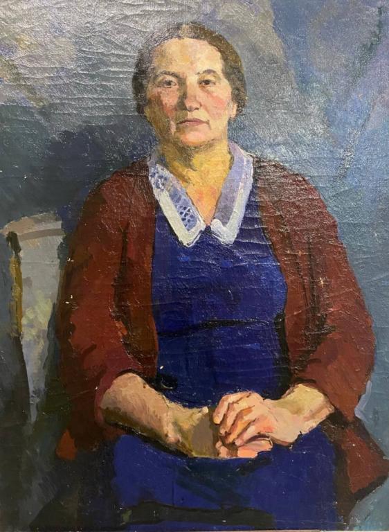 Петров А.Л. (1951-2009) Портрет пожилой женщины