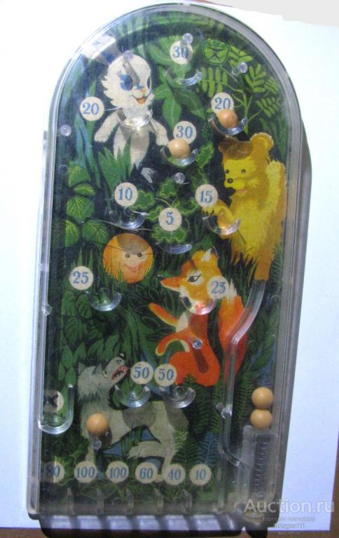 Настольная игра СССР Пинбол "Колобок"
