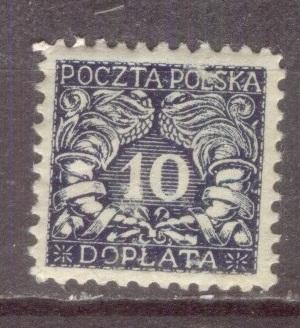 Польша 1919 Mi# 16  Доплатная марка  гаш