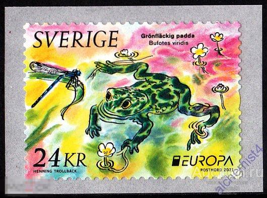 Швеция 2021 **  Европа (C.E.P.T.) , Зелёная жаба