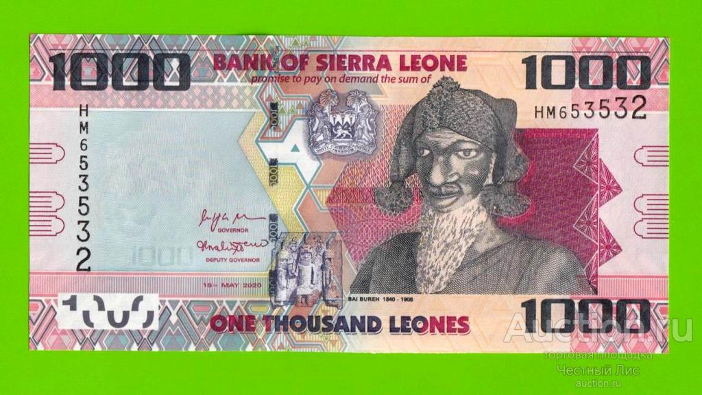 Сьерра-Леоне - 1000 леоне - 2020 (HM) - UNC!!!