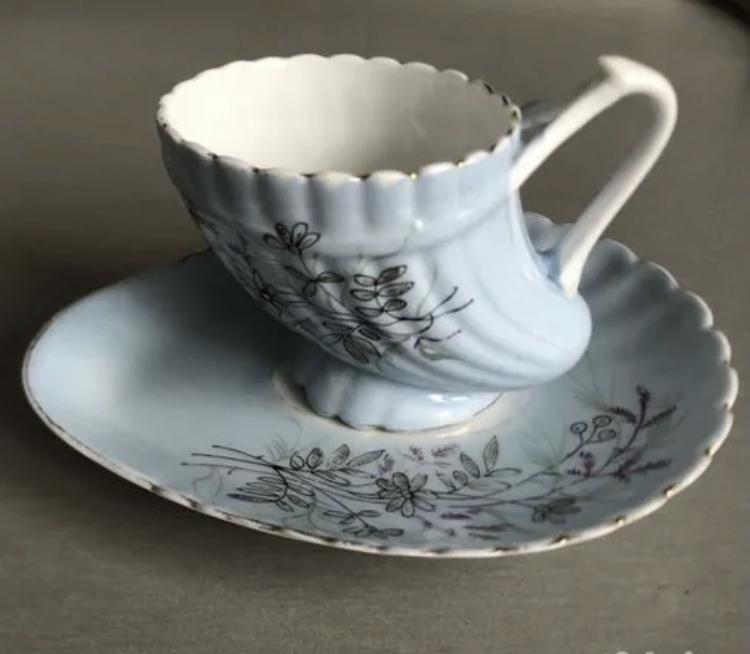 Чайная пара М.С.Кузнецов ”Рог изобилия”.