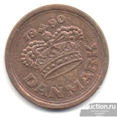 Дания 25 эре 1990 г. 6_2_19