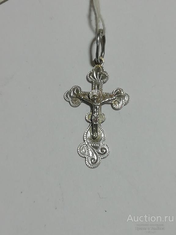 Подвеска (крестик) серебро (1,08 гр.)