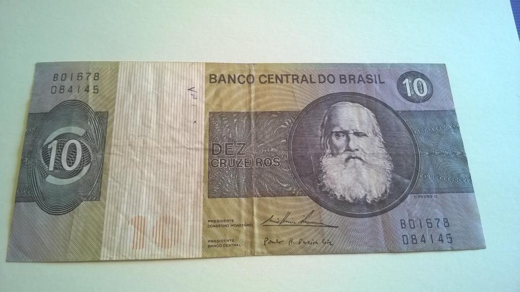 Бразилия  10 крузейро 1970 (СПб)