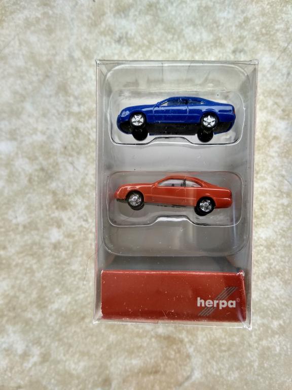 9мм (N) Herpa 65146 Набор из двух авто Mercedes Benz CLK