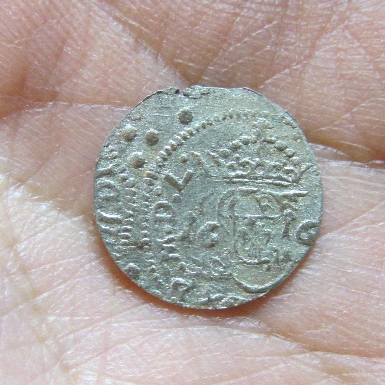 Солид ВКЛ Польша Сигизмунд 1616 (л3-1-2)