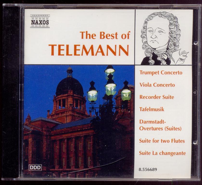 TELEMANN - The Best Of Telemann 2000 NAXOS – 8.556689 made in GERMAN