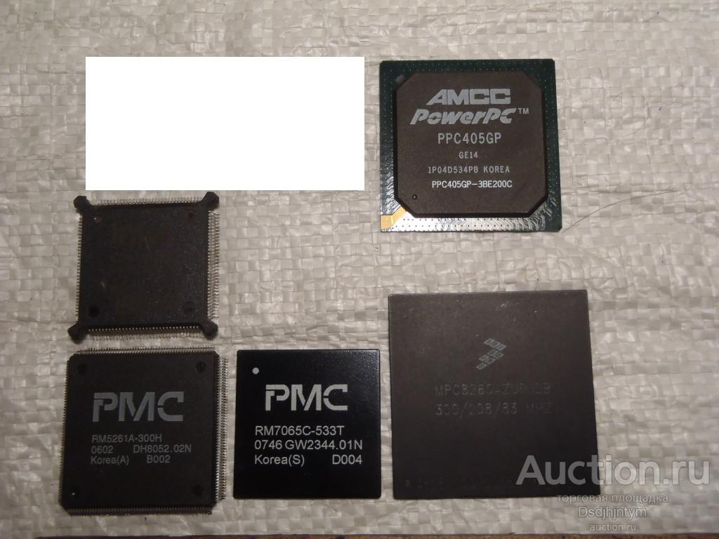 Процессоры INTEL I960 NT80960JA33, AMCC PowerPC PPC405GP-3BE200C и другие в коллекцию