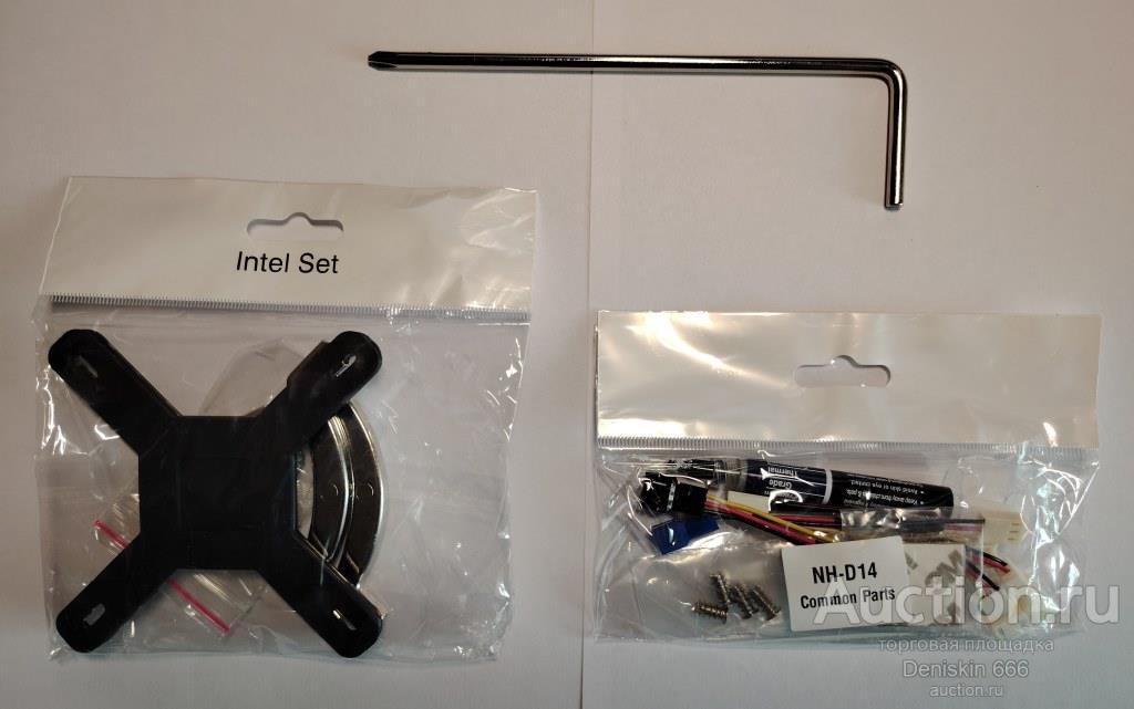 Комплект для крепления кулера noctua nd-14 для intel (новый!!!)