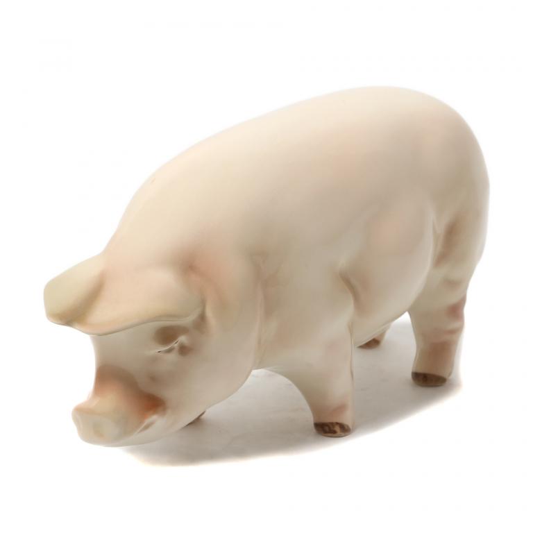 Фарфоровая фигура "Свинья​". Goebel
