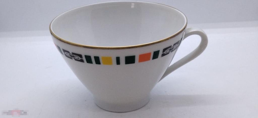 ЧАЙНАЯ ЧАШКА 220 сл. ФАРФОР, ГДР, ГЕРМАНИЯ ВИНТАЖ