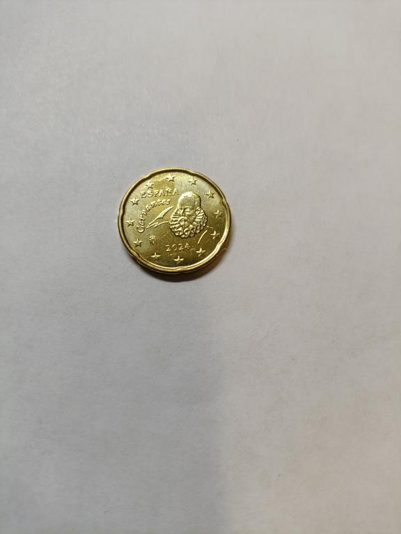 Испания 20 евроцентов 2024, Регулярная