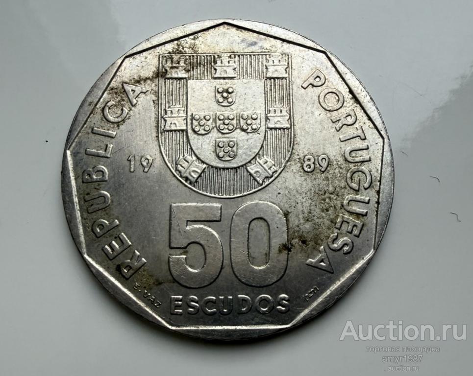50 эскудо 1989, Португалия