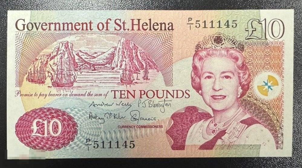 Остров Святой Елены - 10 фунтов 2012 год ,UNC,P-12b