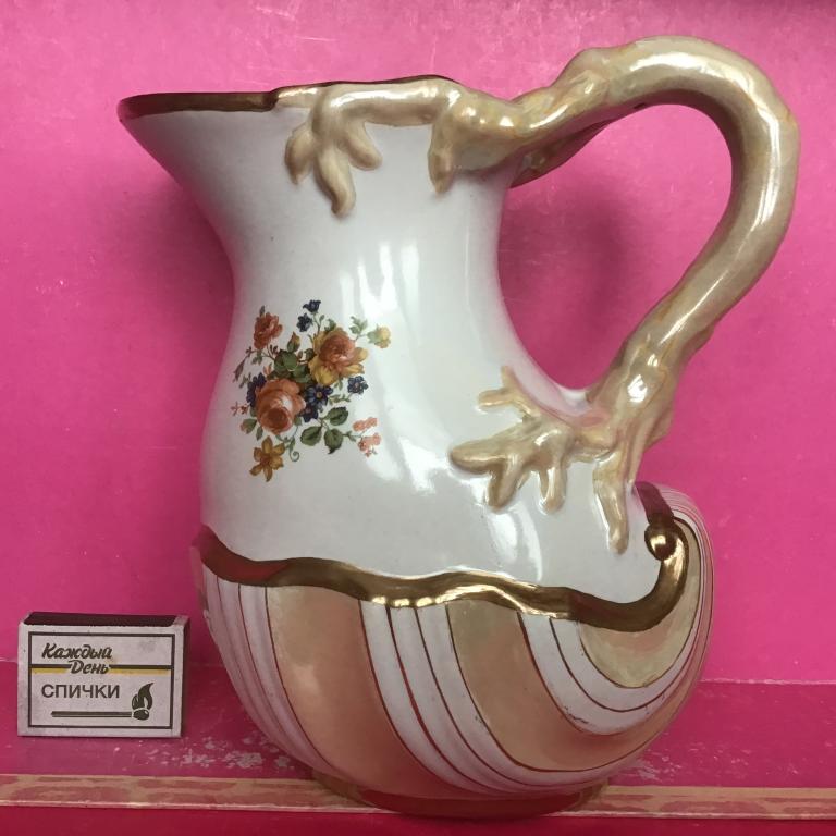 Редкий кувшин Винтаж времён СССР Фарфор Клеймо