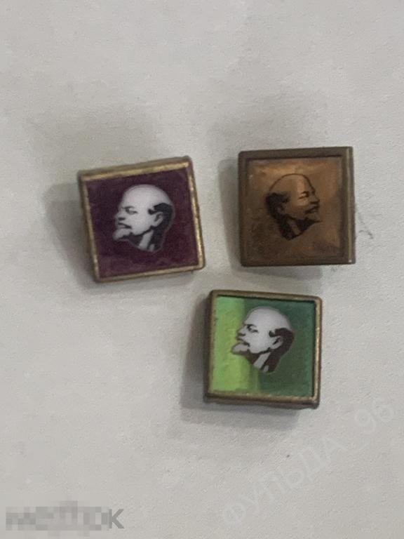 Знак значок Ленин Октябрь Революция ситалл СССР Соцреализм цена за один значок