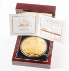 500 долларов 2007 год.Виргинские острова.Христофор Колумб.Золото 999 пр. Вес 155 гр. Тираж 99 шт#W47