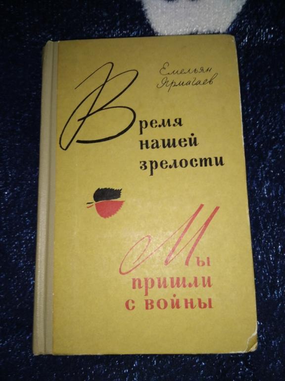Емельян Ярмагаев Время нашей зрелости Мы пришли с войны 1968