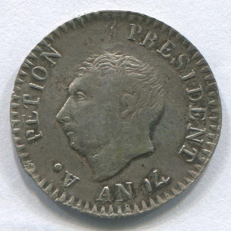 ГАИТИ(WESTERN REPUBLIC 1808-1817) 25 САНТИМОВ AN14(1817) GXF