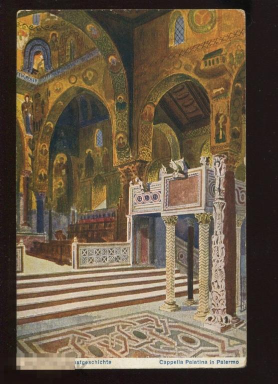 живопись из книги история искусств, Палермо - Палатинская капелла
