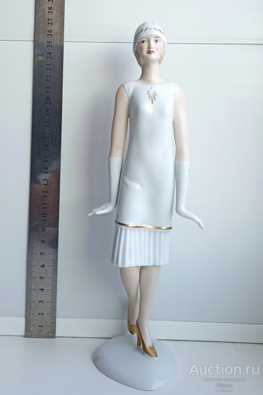 Германия Валлендорф Wallendorf Немецкая фарфоровая статуэтка танцовщица Чарльстон танец