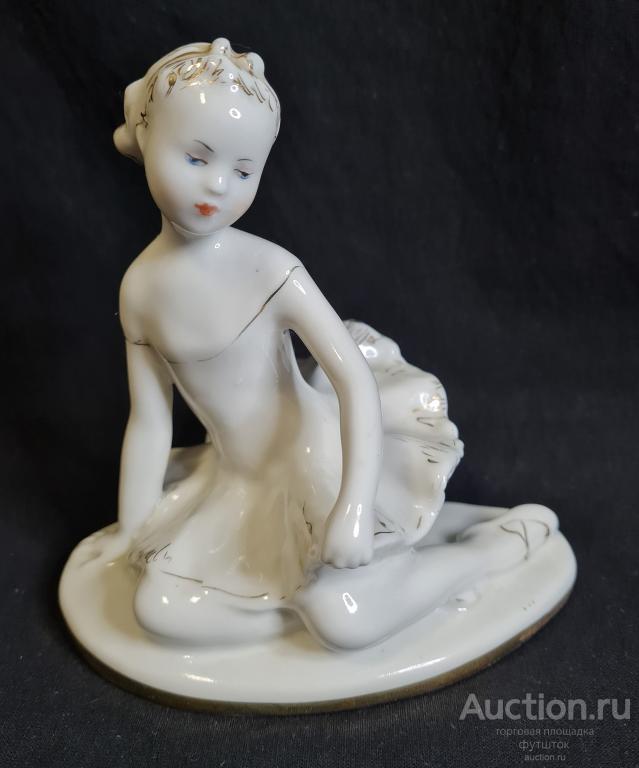 ЮНАЯ БАЛЕРИНА ФАРФОР ЛФЗ СССР ///// 62 7