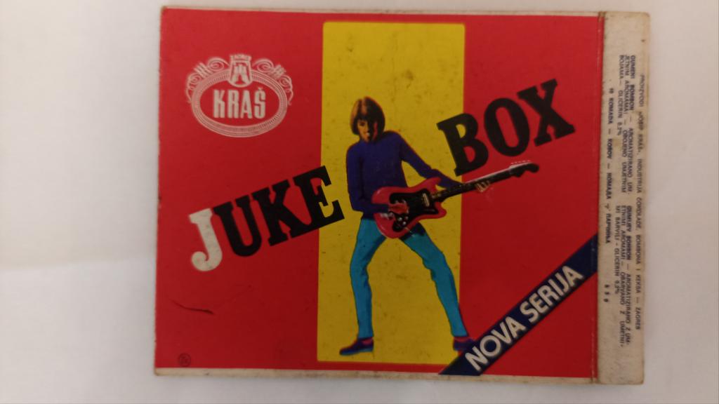 Коробка от жевательной резинки Juke box Югославия