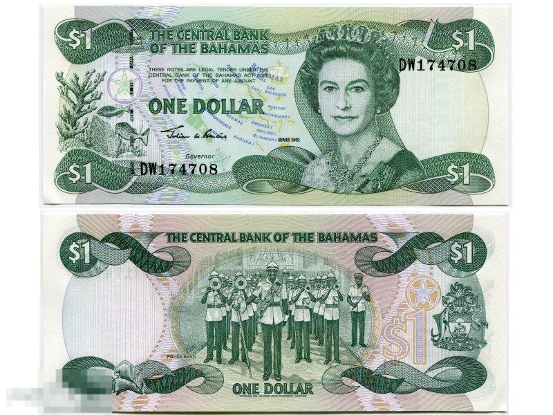 1 доллар Багамских островов 2002 г.