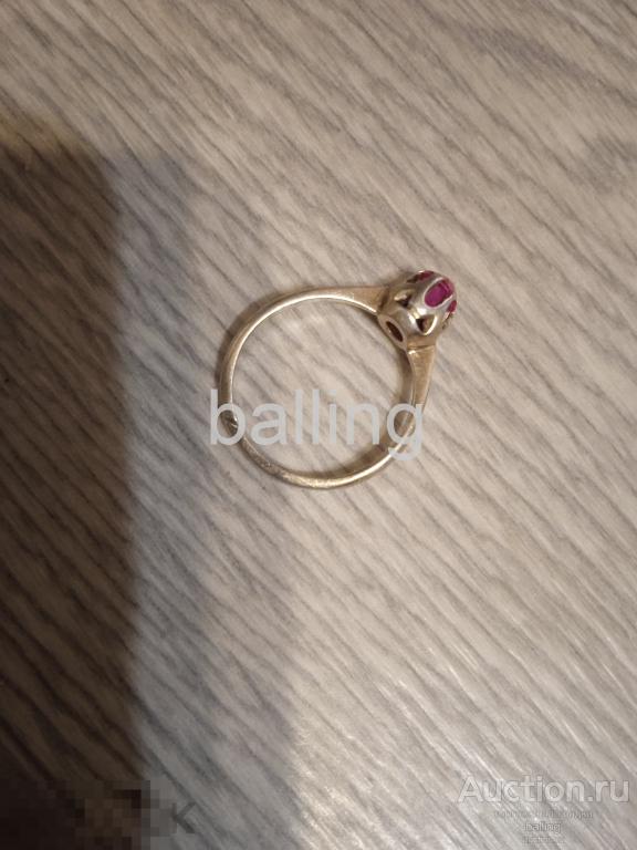 кольцо серебро 875 пр