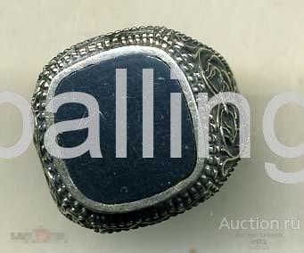 кольцо печатка серебро 925 пр