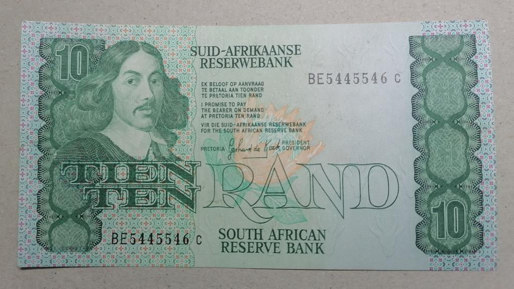 Южная Африка (ЮАР), 10 рандов, 1978 – 1993, P#120с UNC