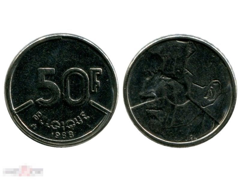 50 франков Бельгии 1988 г. (Belgique)
