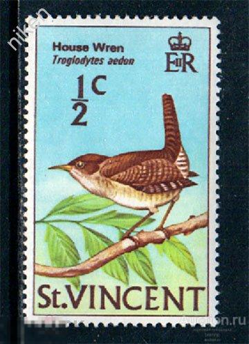 СЕНТ-ВИНСЕНТ 1970 ФАУНА ПТИЦЫ ДОМОВОЙ КРАПИВНИК 30-5-266