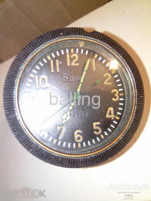 Часы танковые  приборные   на ходу СССР