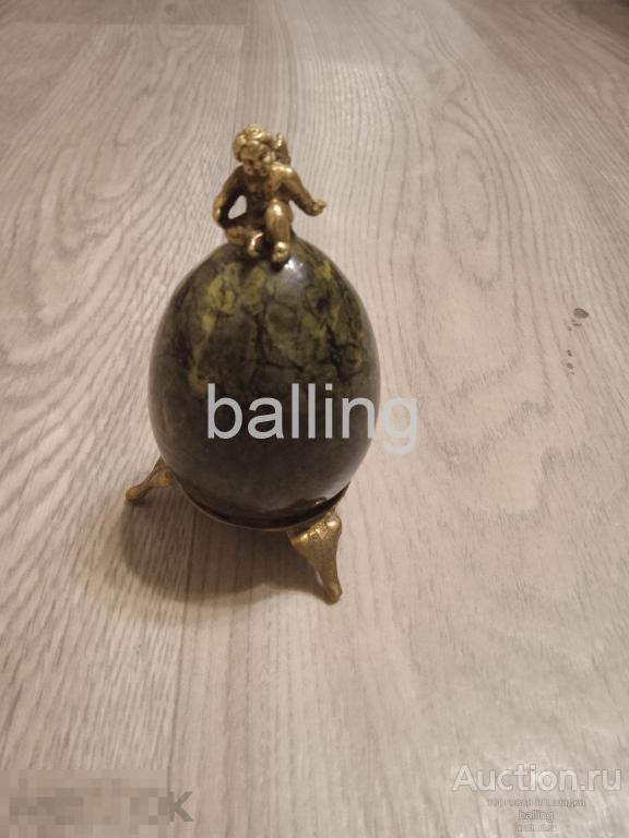 фигурка из камня Яйцо ангел