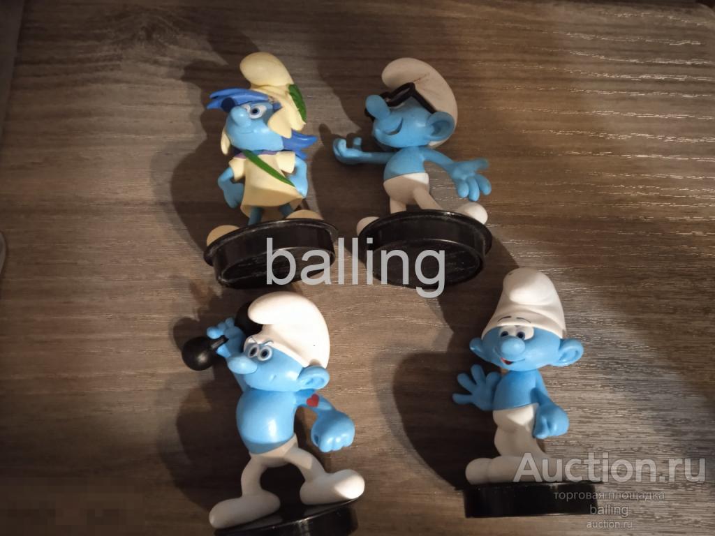игрушка на пробке из кино Смурфики топпер  Пробка из кинотеатра Смурфики